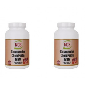 Ncs Glucosamine Chondroitin Msm Type II Collagen Turmeric Root 180 Tablet 2 Kutu
