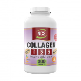 Ncs Collagen Type 1-2-3 (Kolajen) 1000 Mg 300 Tablet Glutatyon Vitamin D Hyaluronic Acid